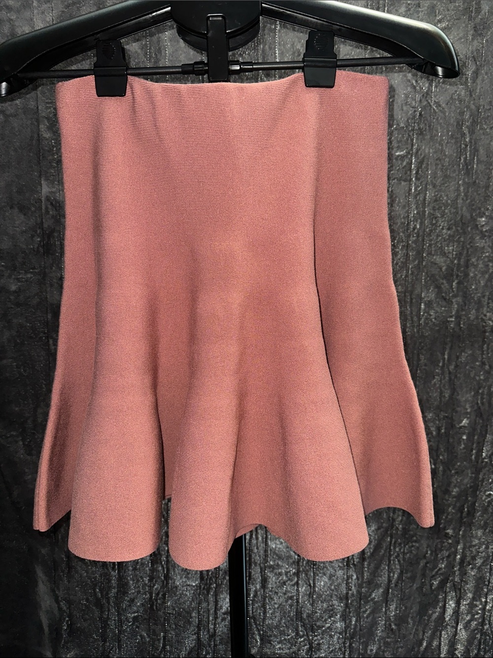Express Dusty Rose Flared Skirt